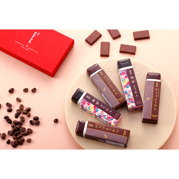 ＜母の日＞【浅草むぎとろ】ようかんセット（赤箱入り）