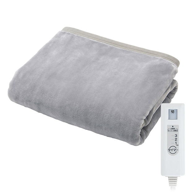 ＜ブラックフライデー＞【ユアサプライムス】電気毛布 80×140cm（YYB-F40E-H）