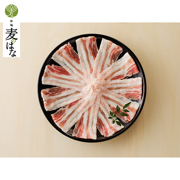 【粋麵麦のはな】麦のはなの黒豚×鹿児島県産 石臼挽きおろしそば  3食セット