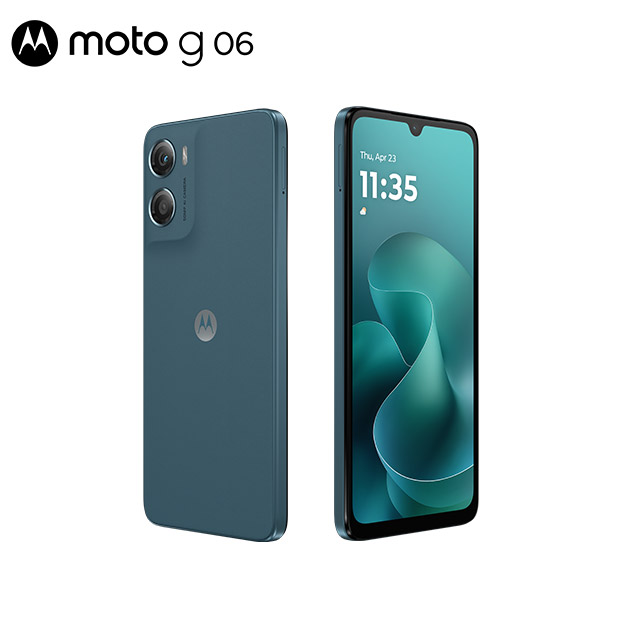 【Motorola】moto g06 タペストリーブルー