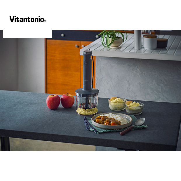 ＜春の家電フェア＞【ビタントニオ】ハンドブレンダー ブラック (VHB-30-K)