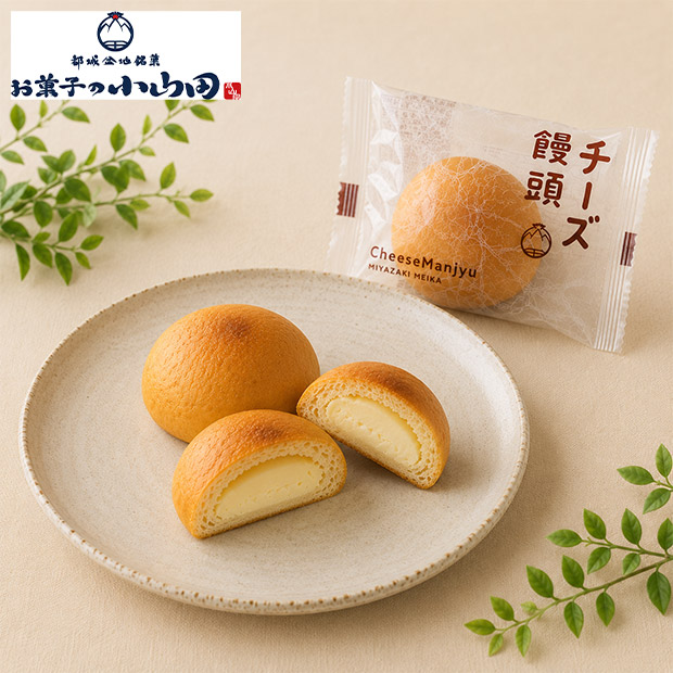 【お菓子の小山田】宮崎銘菓 チーズ饅頭 10個セット
