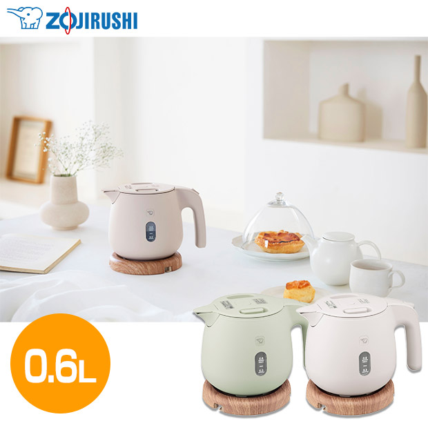 ＜春の家電フェア＞【象印】電気ケトル　0.6L　全2色（CK-SA06）
