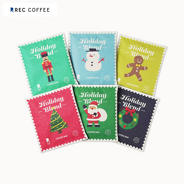 【REC COFFEE】ホリデーコーヒーバッグセット(12個入り)