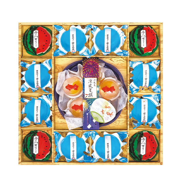 ＜夏ギフト＞【京竹風庵】涼水菓 涼風夏撰（RG-30A）