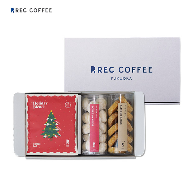 【REC COFFEE】ホリデーコーヒーバッグと焼菓子2種のセット