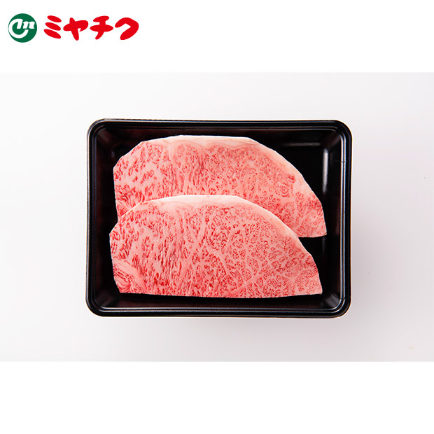 【ミヤチク】宮崎牛ロースステーキ500g