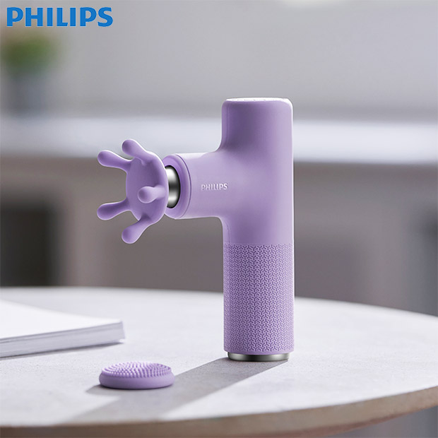 【PHILIPS】 ミニ筋膜リリースガン   パープル  (PPM7311PP)