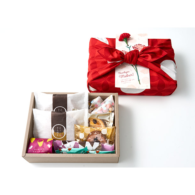 ＜母の日＞七宝風呂敷包みスイーツギフト