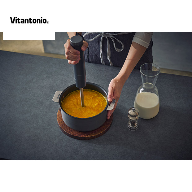 ＜春の家電フェア＞【ビタントニオ】ハンドブレンダー ブラック (VHB-30-K)