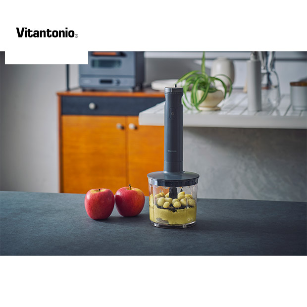 ＜春の家電フェア＞【ビタントニオ】ハンドブレンダー ブラック (VHB-30-K)