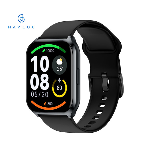 【Haylou】スマートウォッチ  Watch 2 Pro  ブラック（HL-W2PBKN）