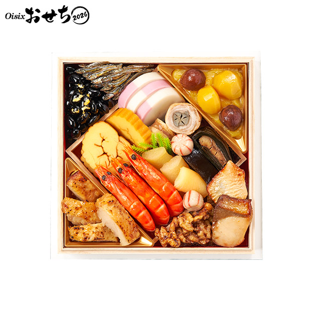 ≪12%OFF≫＜超早割9/29(月)まで＞【Oisix】和洋三段重おせち「上高砂」