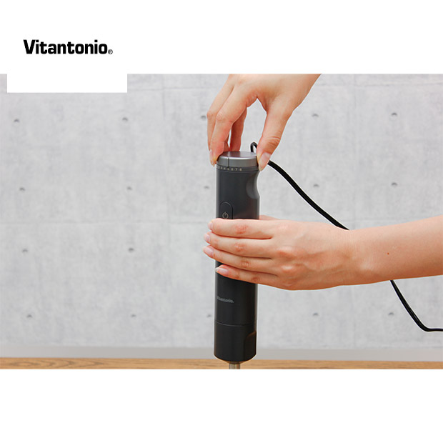 ＜春の家電フェア＞【ビタントニオ】ハンドブレンダー ブラック (VHB-30-K)