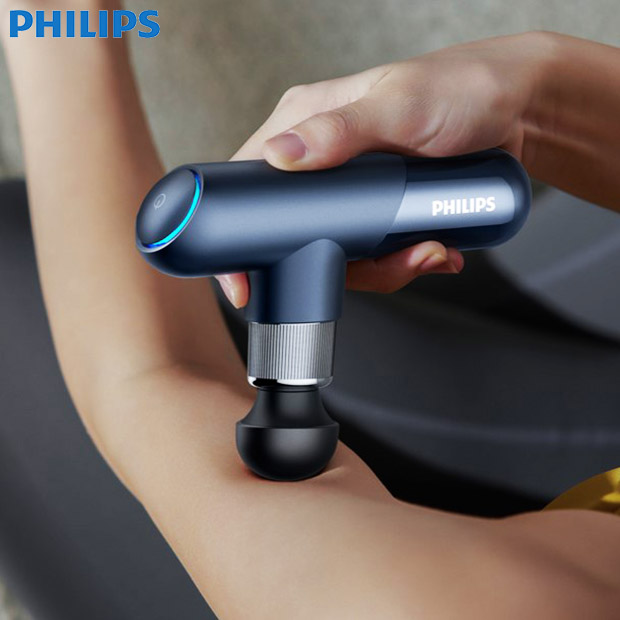 【PHILIPS】 スポーツミニ筋膜リリースガン   ダークブルー (PPM7501DB)