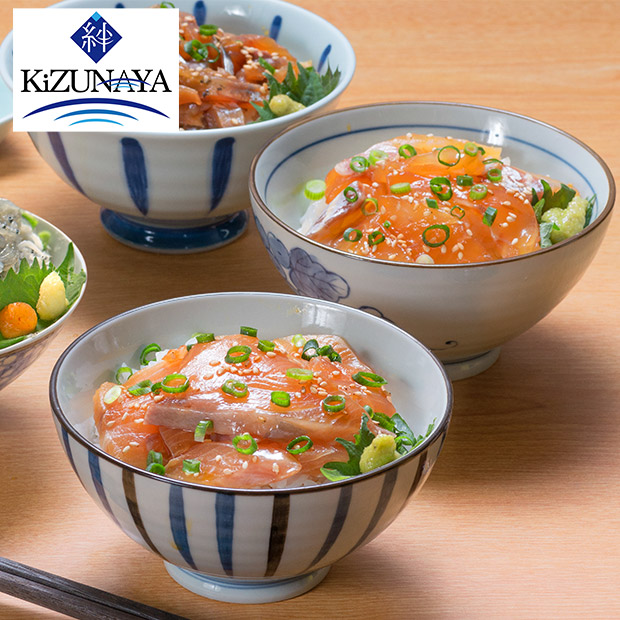 【絆屋】 りゅうきゅう漬け丼3種セット（KZ-3373）