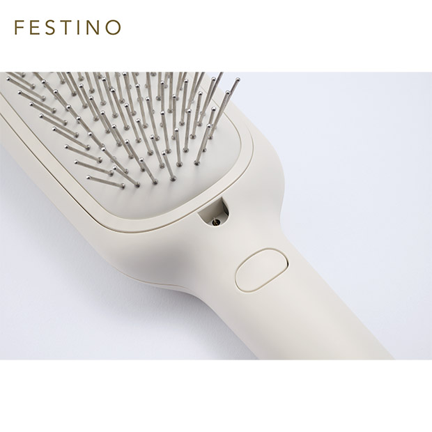 【FESTINO】サロンケアスカルプイオンブラシ　ホワイト (SMHB-051-WH)