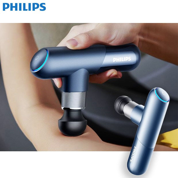 【PHILIPS】 スポーツミニ筋膜リリースガン   ダークブルー (PPM7501DB)