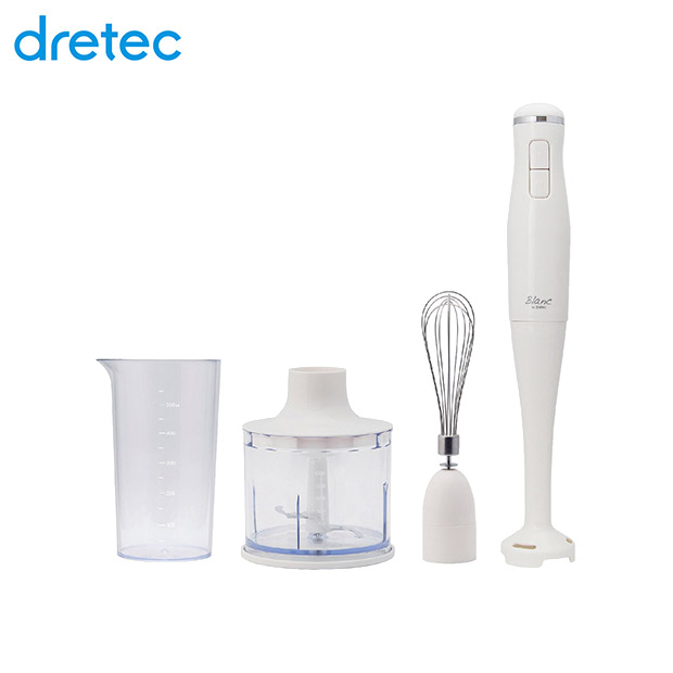 ＜春の家電フェア＞【ドリテック】ハンドブレンダー（HM-810WT）