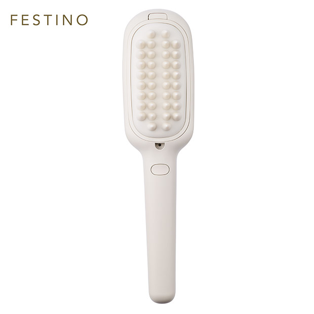 【FESTINO】サロンケアスカルプイオンブラシ　ホワイト (SMHB-051-WH)