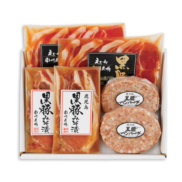 【早割】＜冬ギフト＞【南州農場】鹿児島黒豚バラエティ詰合せ（NNF-3278）