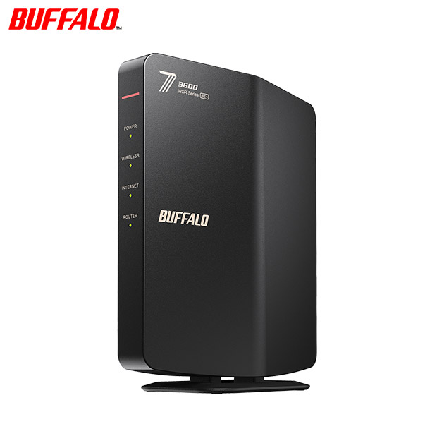 【BUFFALO】Wi-Fi 7(11be)対応デュアルバンドWi-Fiルーター 2882+688Mbps AirStation（WSR3600BE4-KH） 2台セット