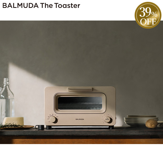 ≪39％OFF≫＜クリアランスセール＞【バルミューダ】バルミューダ　ザ・トースター　ベージュ（K05A-BG）