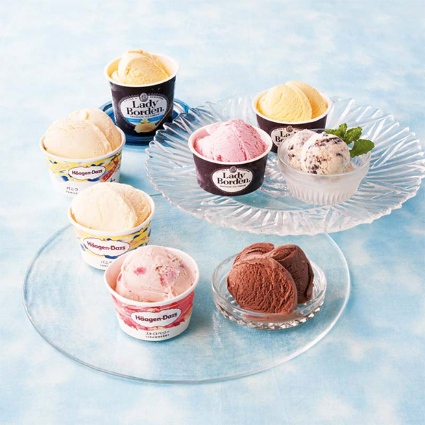 ＜夏ギフト＞「レディーボーデン」＆「ハーゲンダッツ」アイスセット（HLD-K）