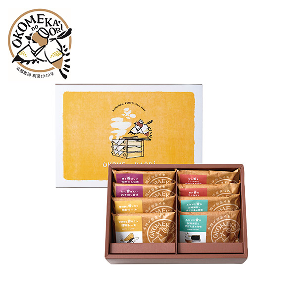 ＜母の日＞【OKOME no KAORI】手揚げ京あられ 8袋