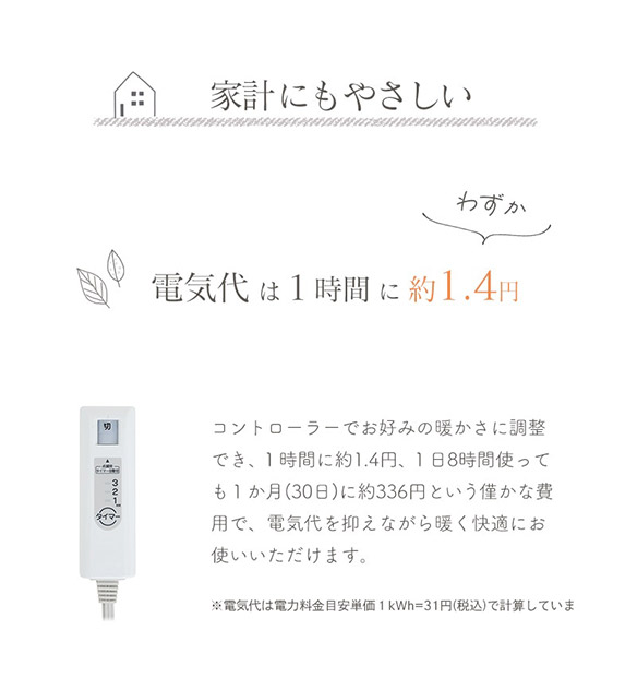 ＜ブラックフライデー＞【ユアサプライムス】電気毛布 80×140cm（YYB-F40E-H）