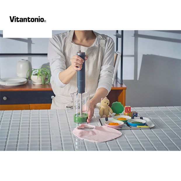 ＜春の家電フェア＞【ビタントニオ】ハンドブレンダー ブラック (VHB-30-K)