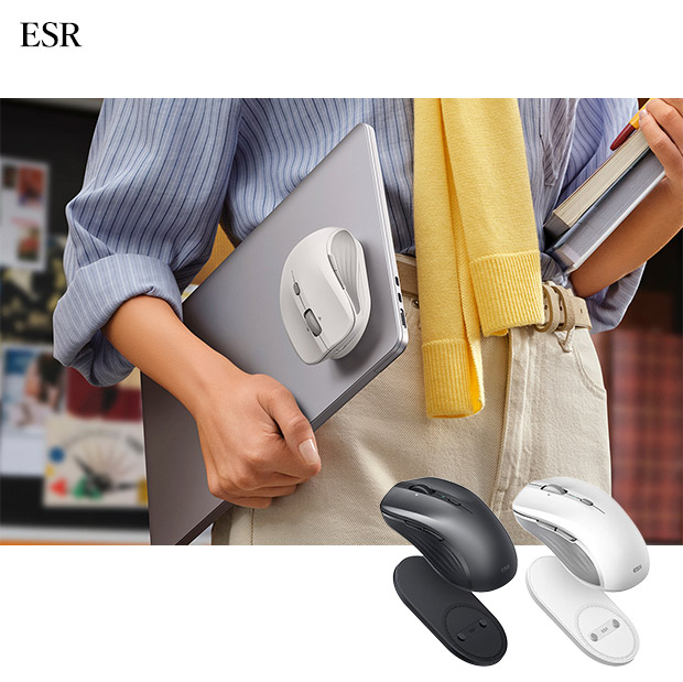 【ESR】ワイヤレスマウス MagMouse　全2色（ES54100）