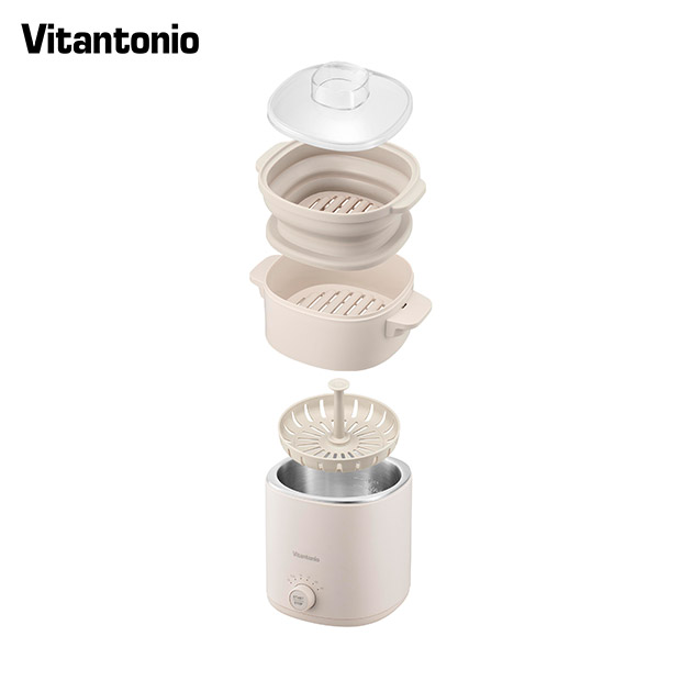 ≪15%OFF≫＜初売りセール＞【ビタントニオ】フードスチーマー プラス(VFS-20-I)