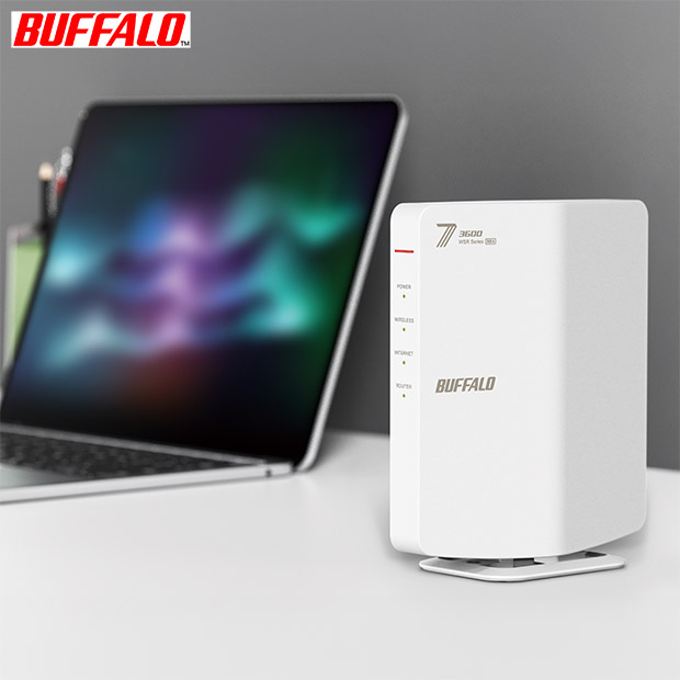 【BUFFALO】無線LAN親機 11be/ax/ac/n/a/g/b 2882+688Mbps ホワイト（WSR3600BE4P/DWH）