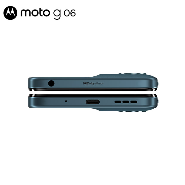 【Motorola】moto g06 タペストリーブルー