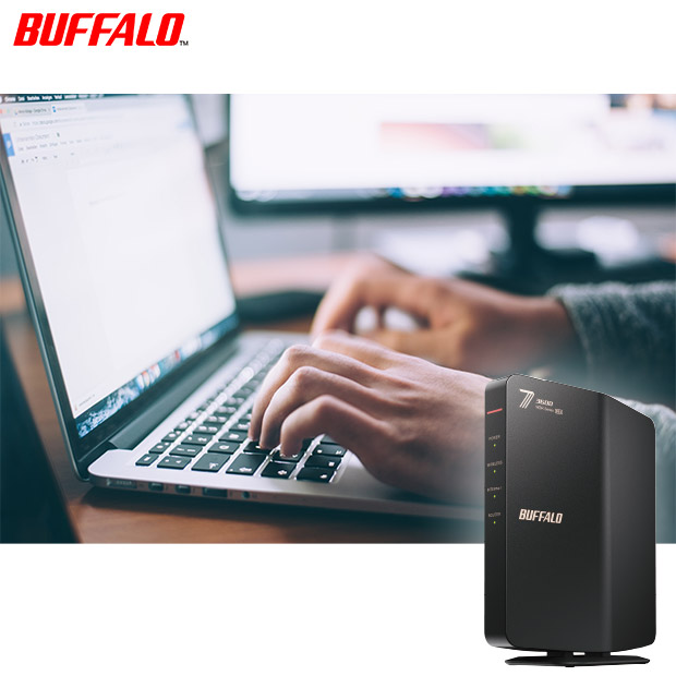 【BUFFALO】無線LAN親機 11be/ax/ac/n/a/g/b 2882+688Mbps ブラック（WSR3600BE4P/DBK）