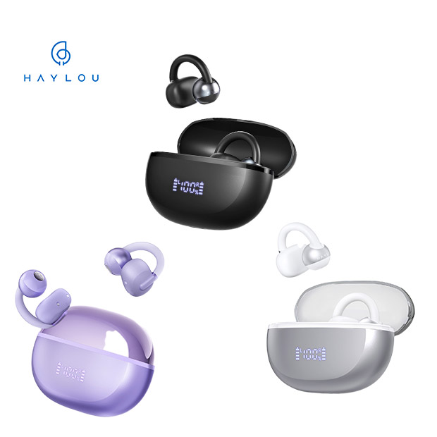 【Haylou】Airfree イヤーカフ型ワイヤレスイヤホン  全3色（HL-AF）