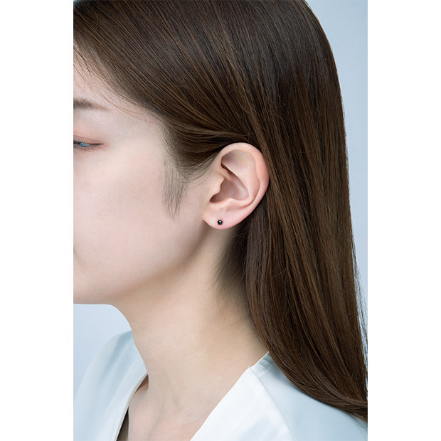 ≪46%OFF≫＜初売りセール＞プラチナブラックダイヤピアス0.3ct　