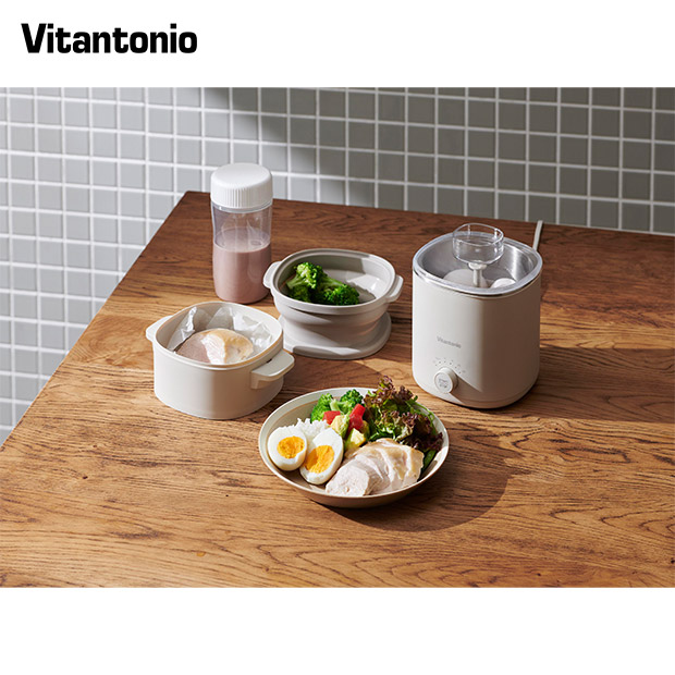 ≪15%OFF≫＜初売りセール＞【ビタントニオ】フードスチーマー プラス(VFS-20-I)