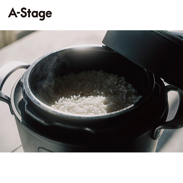 【A-Stage】Re・De Pot 電気圧力鍋 2L　ブラック　(EPC01A-20BK)
