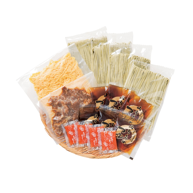 ＜夏ギフト＞【三浦製麺】具入り瓦そばセット（13430）