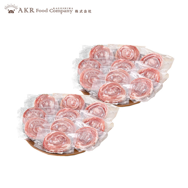 【AKR Food Company】黒豚ロールステーキ　50g&times;20個セット
