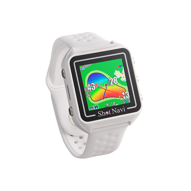 【テクタイト】GPSゴルフナビ ウォッチタイプ Shot Navi Beyond Lite Plus　ホワイト