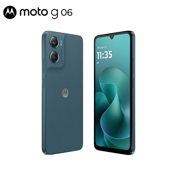 【Motorola】moto g06 タペストリーブルー
