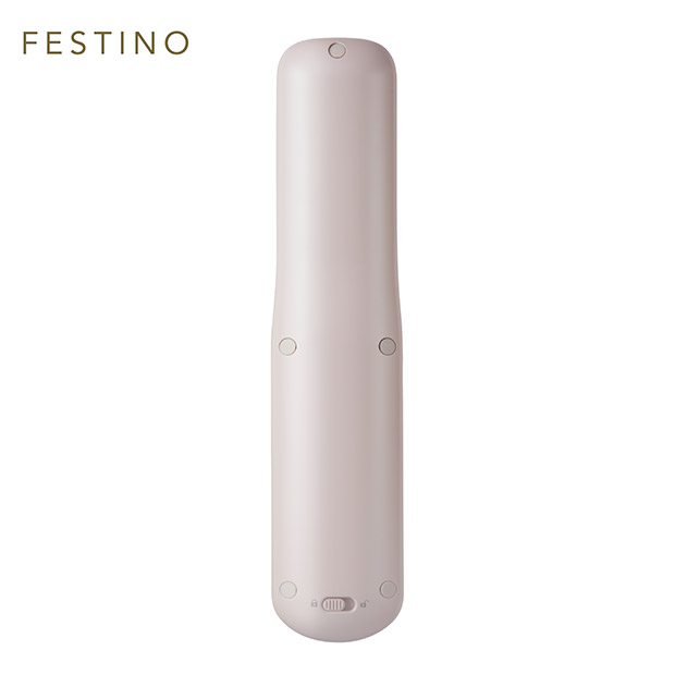 【FESTINO】充電式スタイリングヒーターブラシ　サンドベージュ (SMHB-049-SB)
