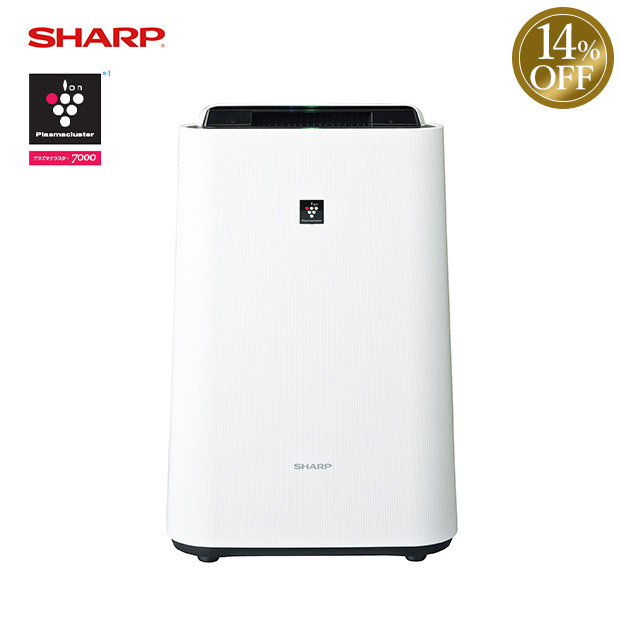 ≪14%OFF≫＜クリアランスセール＞【SHARP】加湿空気清浄機　ホワイト（KC-T50）