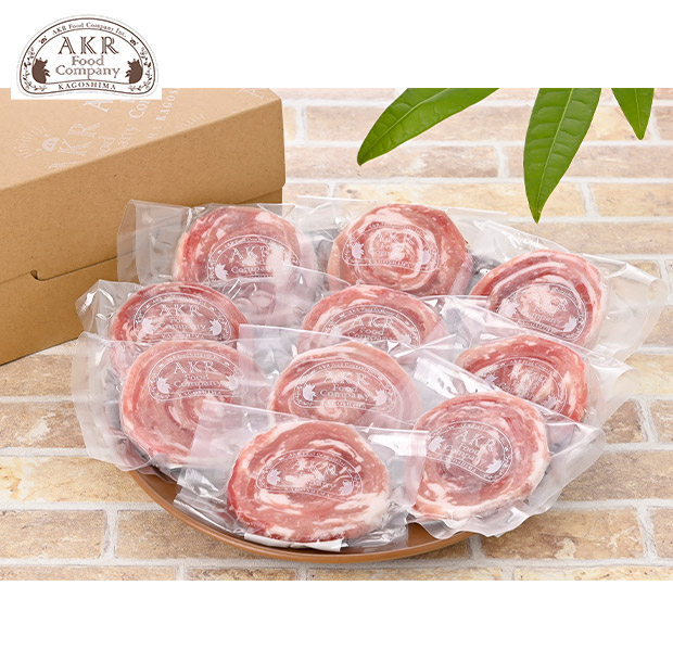 ＜夏ギフト＞【AKR Food Company】黒豚ロールステーキ　50g&times;20個セット