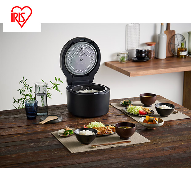 BBIQ特選ショップ | 【アイリスオーヤマ】IHジャー炊飯器 5.5合 ブラック（RC-ISA50-B）