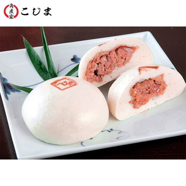BBIQ特選ショップ | 【こじま】角煮まん5個・角煮そぼろ