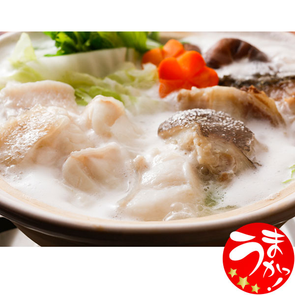 【ACSよか魚】幻の極上天然クエ鍋（ちゃんぽん麺付き）
